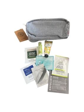 NWT Levi Strauss Cosmetic Bag + Beauty Bundle Tatcha YTTP Kiehl’s